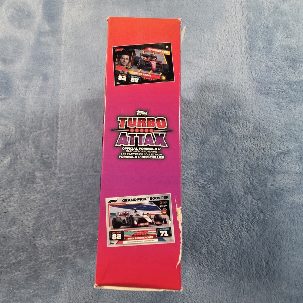 2022 Topps F1 Turbo Attax Mega Tin Sealed Formula 1 Racing -66 Cards, Shelfware* - Picture 5 of 8